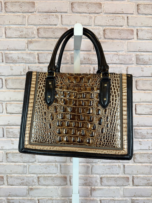 Brahmin Handbag, Brown/black, One Size, New With Tags