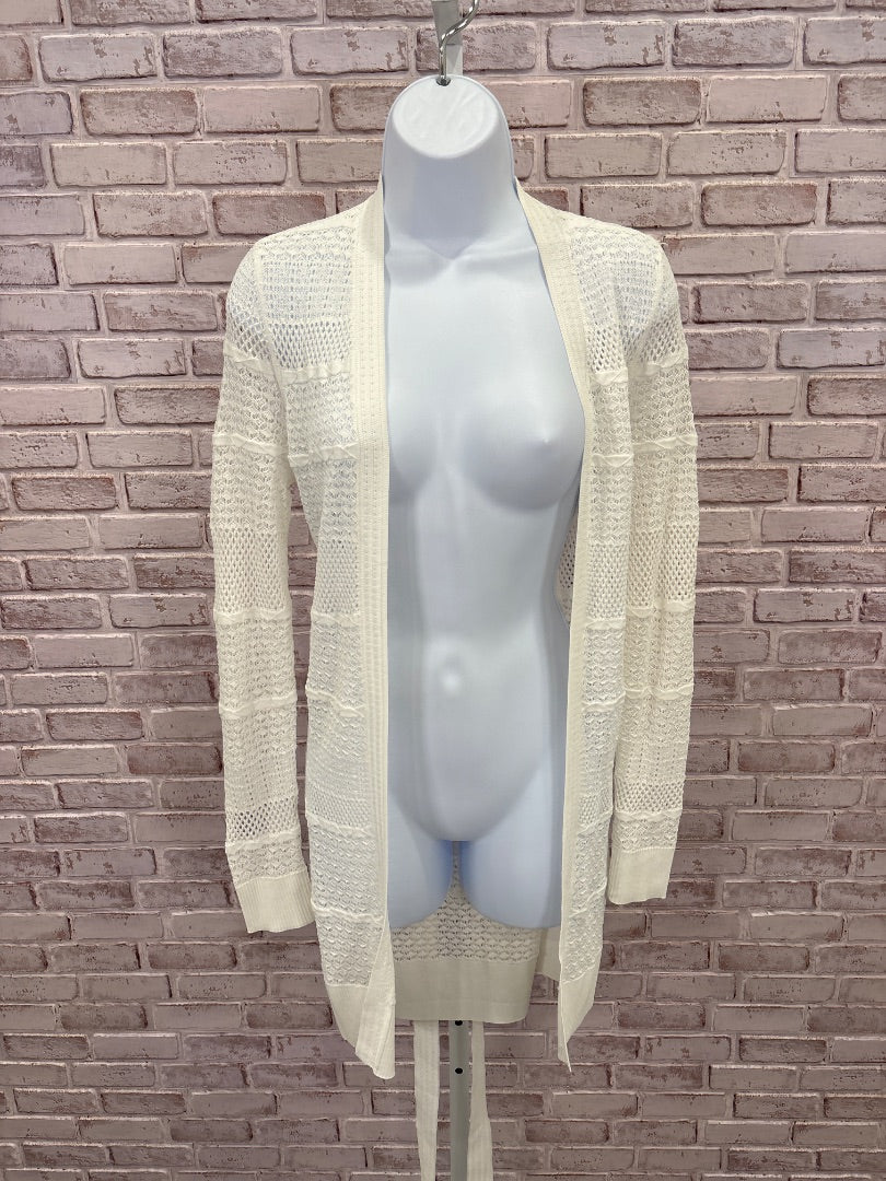 White House Black Market Cardigan, White, XS, New With Tags