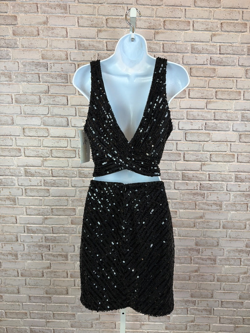 Ellie Wilde Mon Cheri Matching Clothing Set, Black, 10, New With Tags