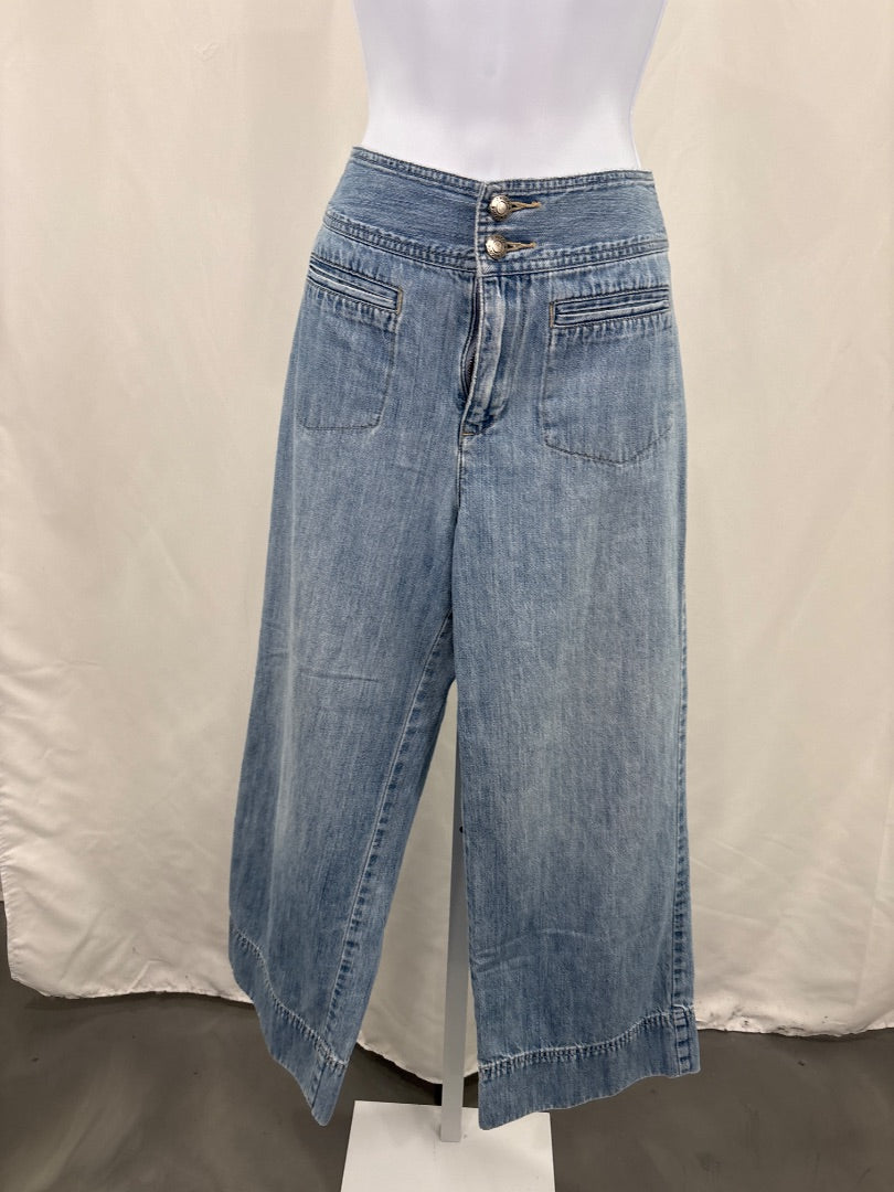 Chicos Capris, Denim, Medium, Used - Good