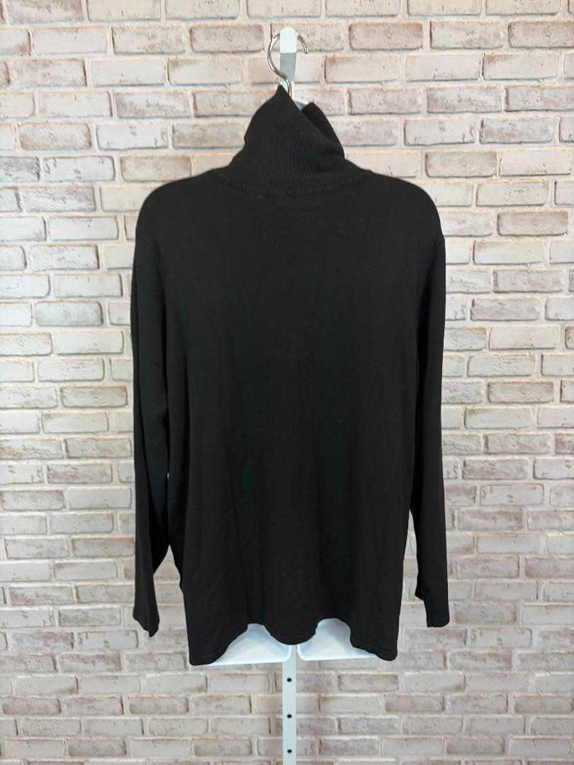 T Tahari Sweater, Black, XL, Used - Good
