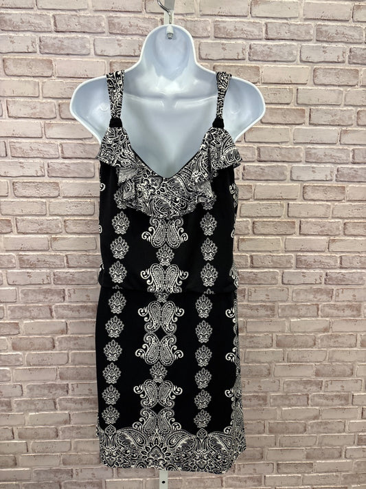 White House Black Market Dress, White/black, Small, Used - Good