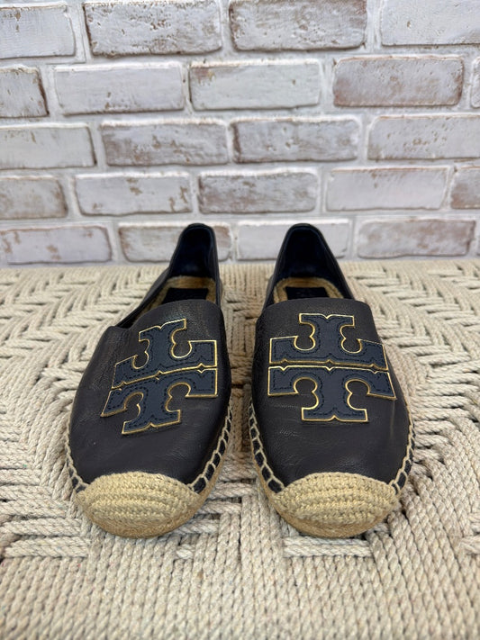 Tory Burch Ines Espadrilles, Navy, 9, Used - Excellent