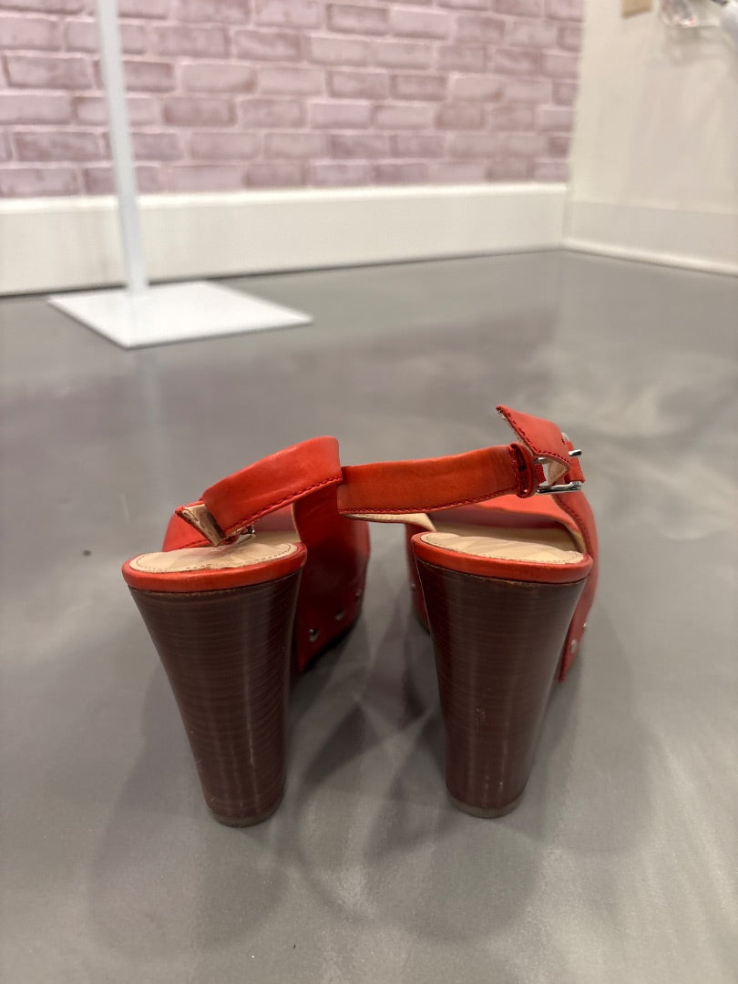 Via Spiga Heels, Red/brown, 85, Like New
