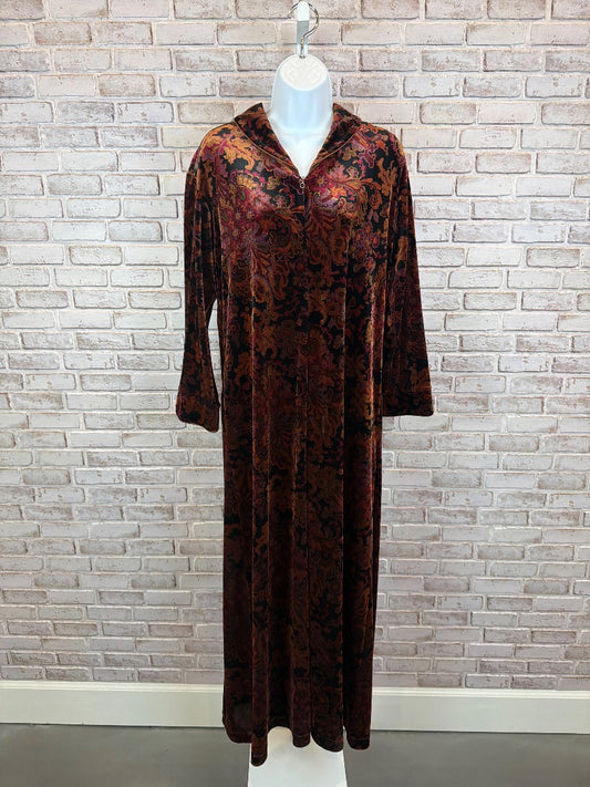 Oscar De La Renta Dress, brown multi, XS, Used - Good