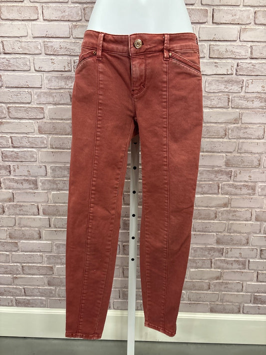 White House Black Market The Skimmer Pants, Red, 00, Used - Good