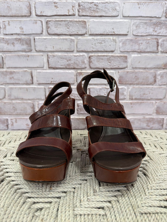 Jessica Bennett Heels, Brown, 9, Used - Fair