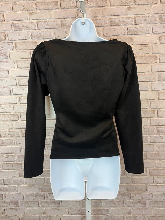 Karen Kane Top - Shirt – Karen Kane Shirt, Black, XS