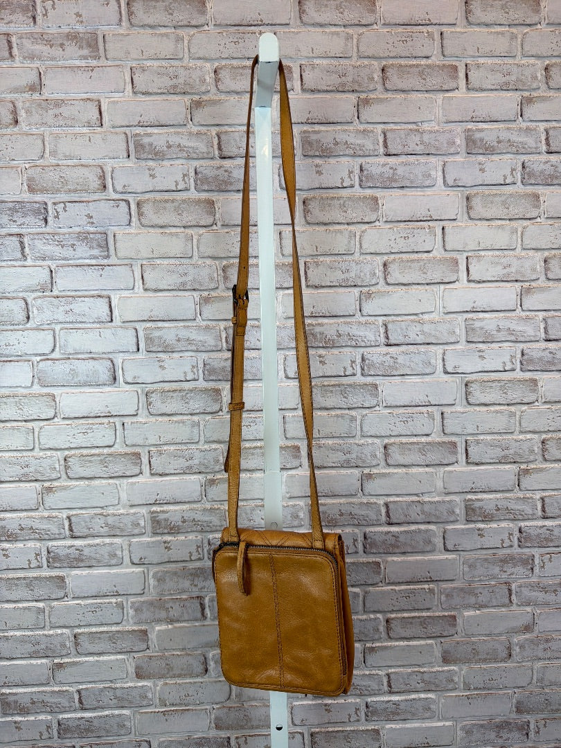 American leather co Crossbody, Tan, One Size, Used - Good