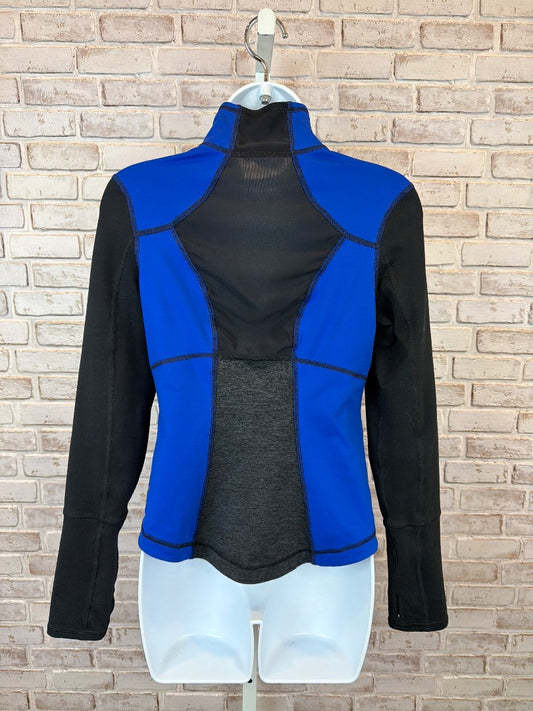 Zella Sweatshirt, Black/grey/blue, Small, Used - Excellent