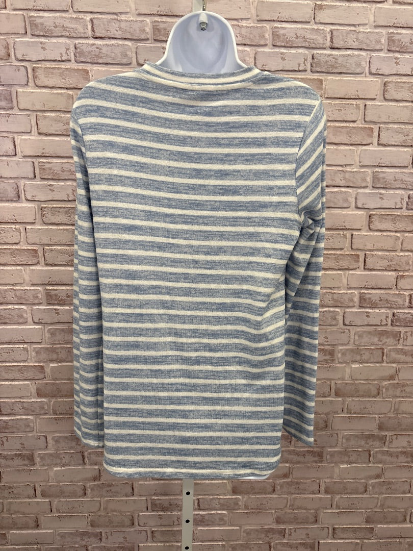 Banana Republic Shirt, Blue/white stripes, Medium, Used - Good