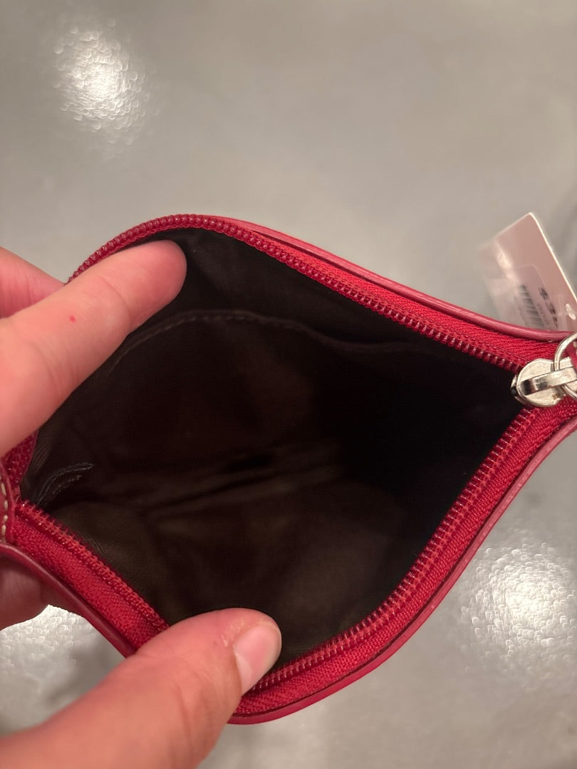 Coach Clutch, Red, One Size, Used - Good