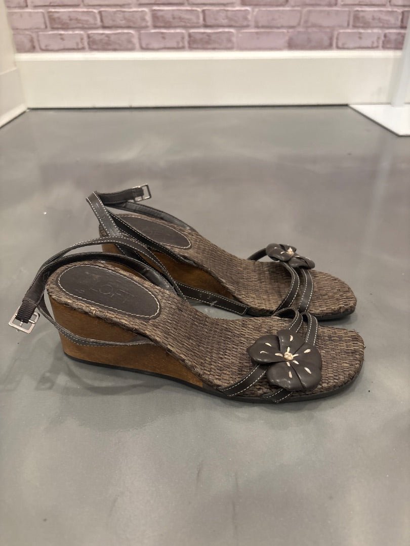 Loft Heels, Brown, 6.5, Used - Fair - Chill Boutique Consignment