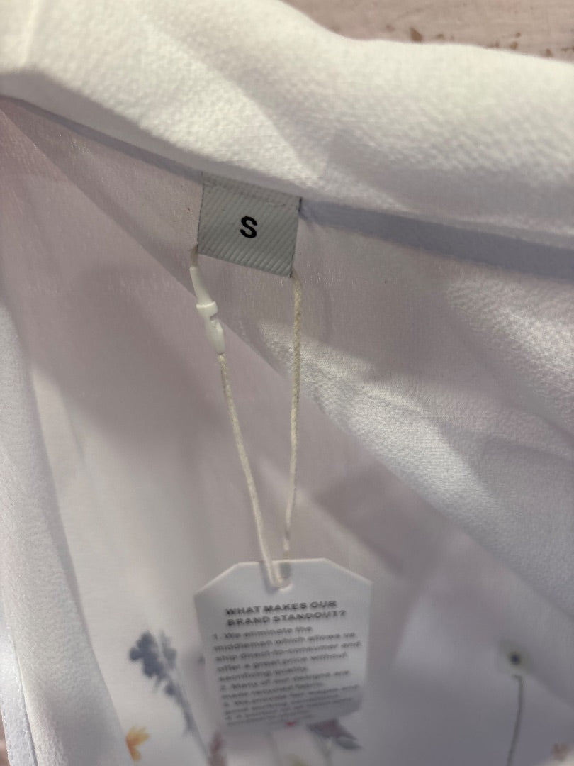 Made with love Shirt, White multi, Small, New With Tags - Chill Boutique Consignment