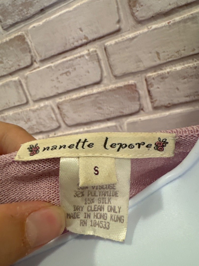 Nannette Lepore Shirt, Mauve, Small, Used - Good - Chill Boutique Consignment