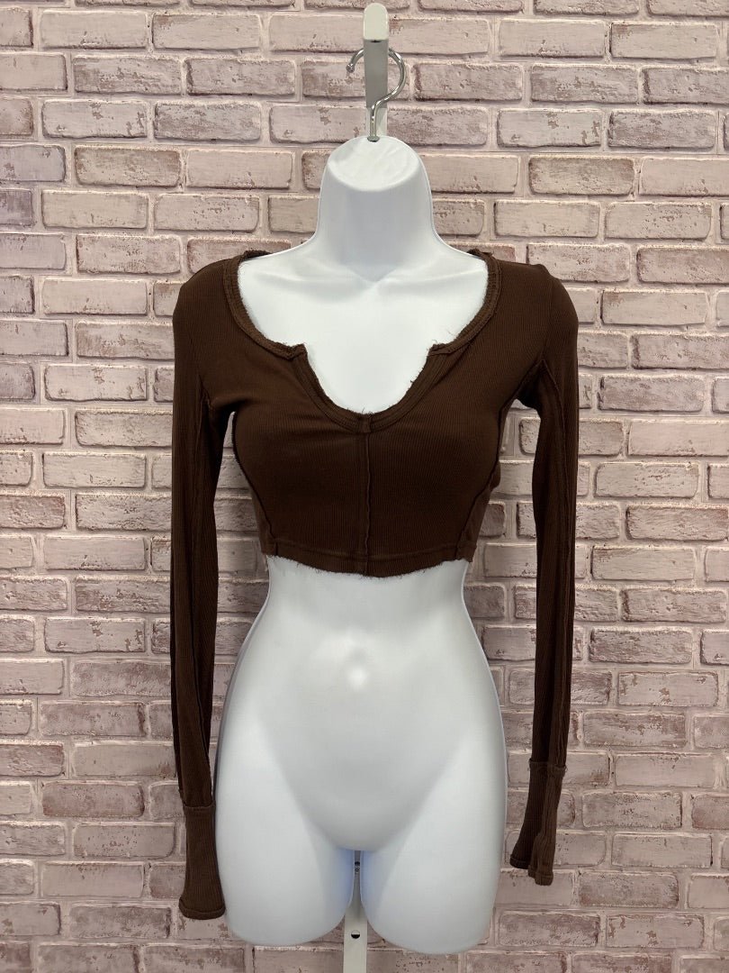 Out from under Shirt, Brown, Small, Used - Good - Chill Boutique Consignment