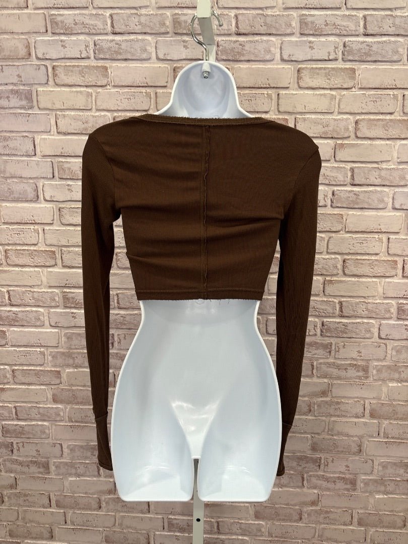 Out from under Shirt, Brown, Small, Used - Good - Chill Boutique Consignment