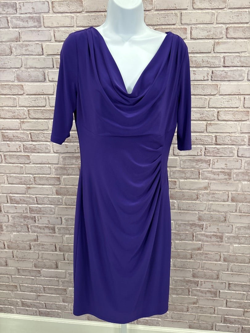 Ralph Lauren Dress, Purple, 12, Used - Good - Chill Boutique Consignment