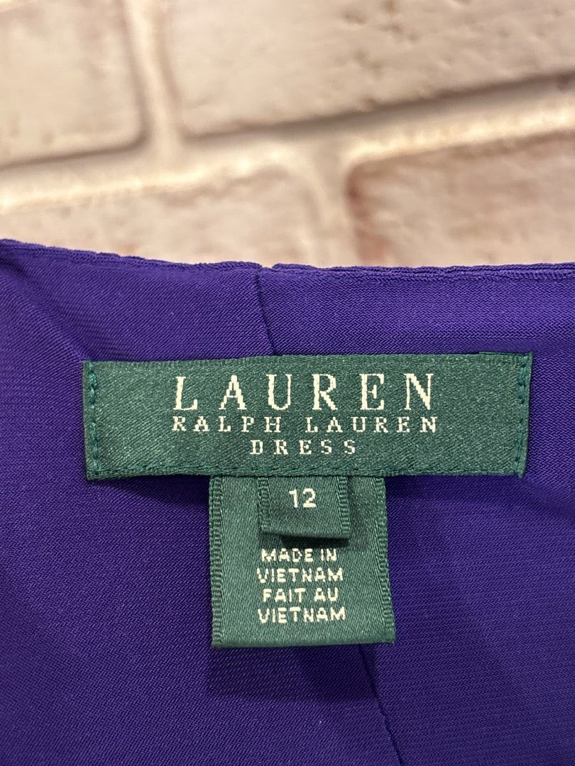 Ralph Lauren Dress, Purple, 12, Used - Good - Chill Boutique Consignment