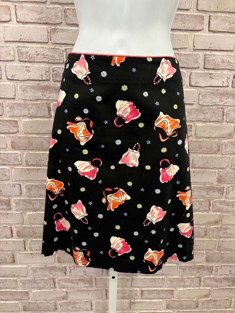 Randi m Skirt, Black multi, Large/10, Used - Good - Chill Boutique Consignment
