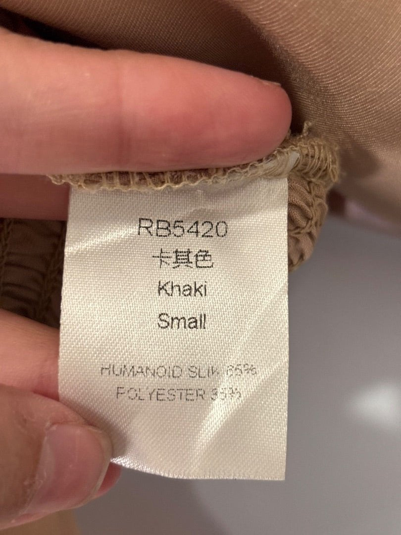 Various Shirt, Khaki, Small, Used - Good - Chill Boutique Consignment