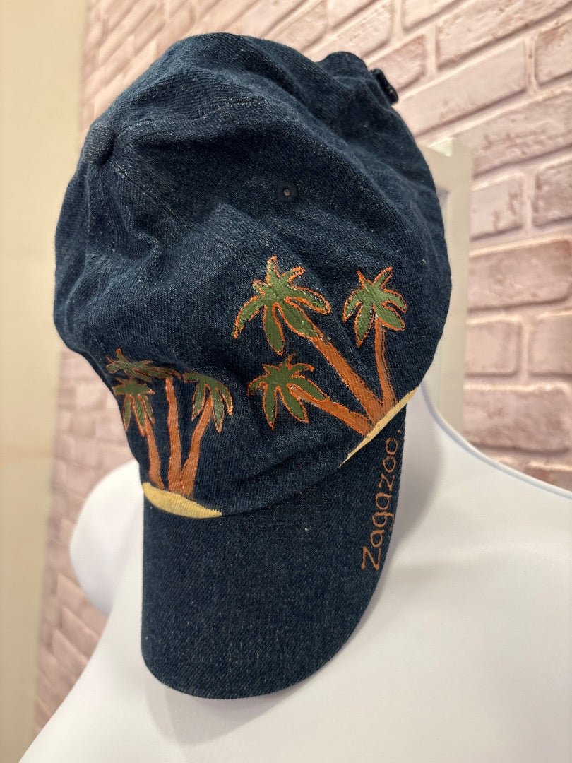 Zagazoo Baseball cap, Denim, One Size, Used - Good - Chill Boutique Consignment