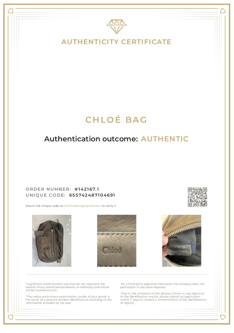 Chloe Clutch, Brown, One Size, Used - Good