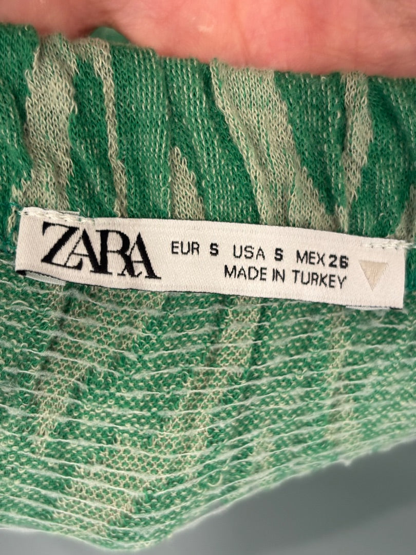 zara Skirt, Green, Small, Used - Good