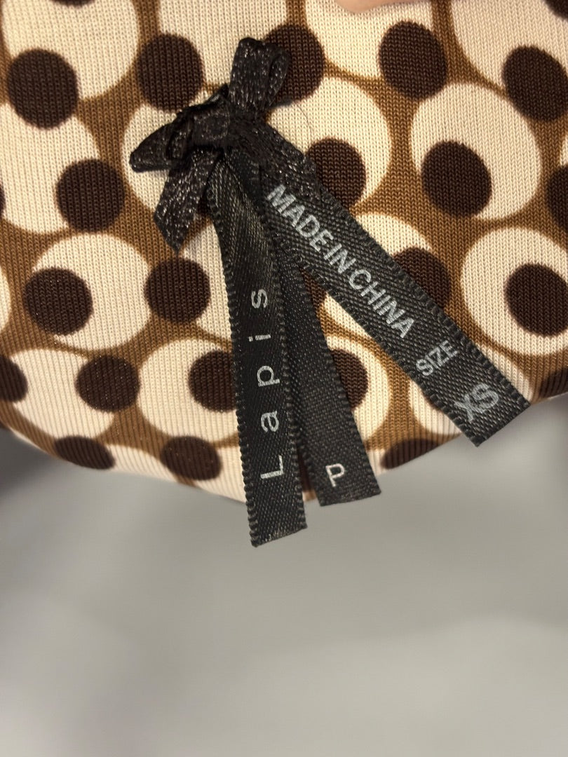 Lapis Skirt, Brown/white, XS, Used - Good