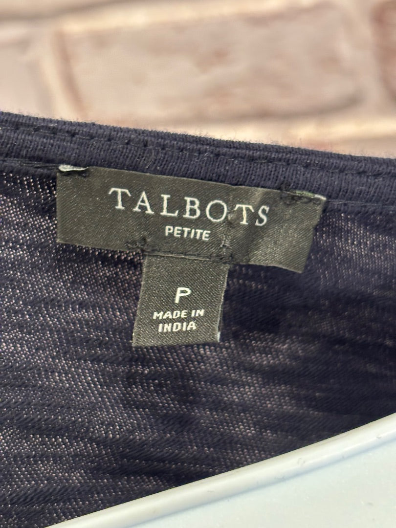 Talbots Dress, Navy multi, Small, Used - Good