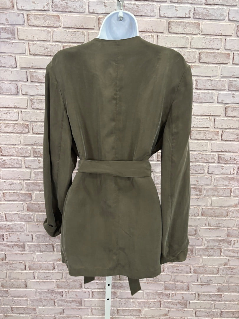 St John Matching Jacket and Tank, Green, Large, Used - Good