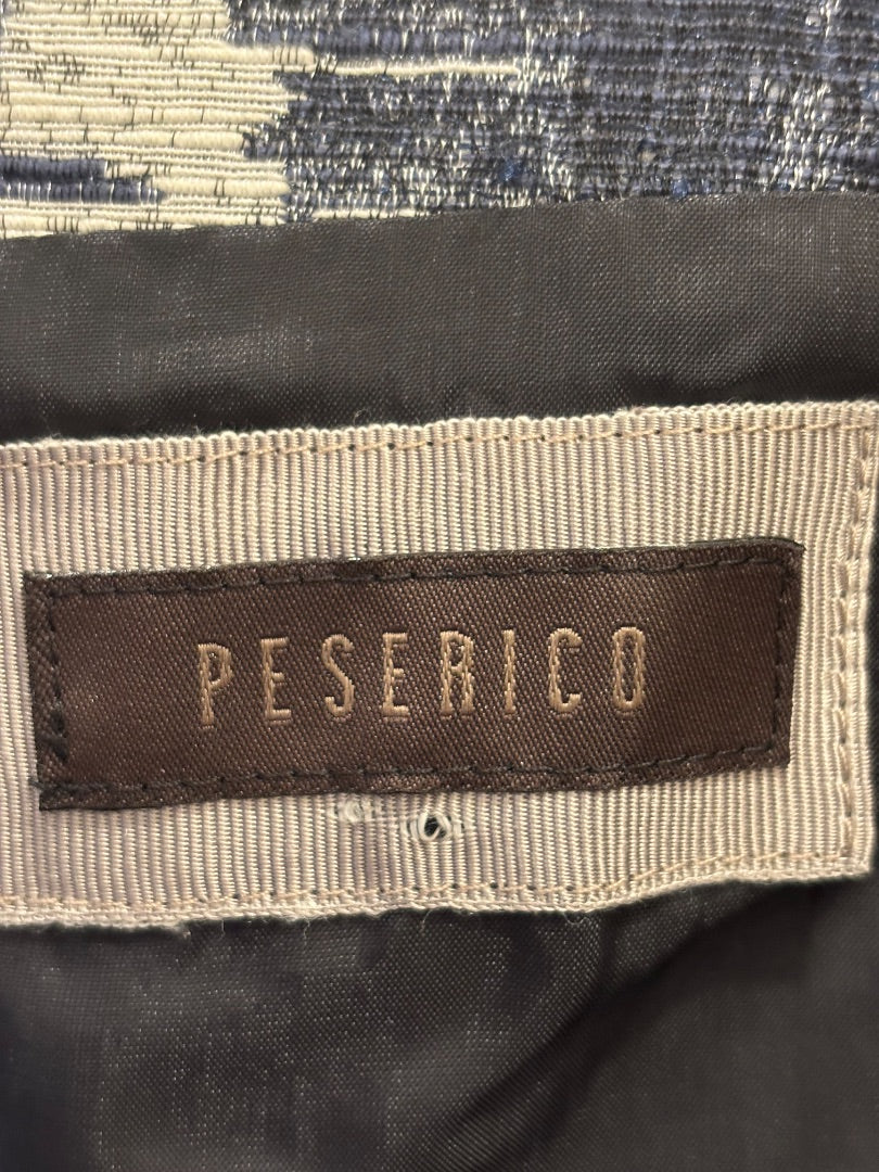 Peserico Jacket, Cream/navy, 14, Used - Excellent