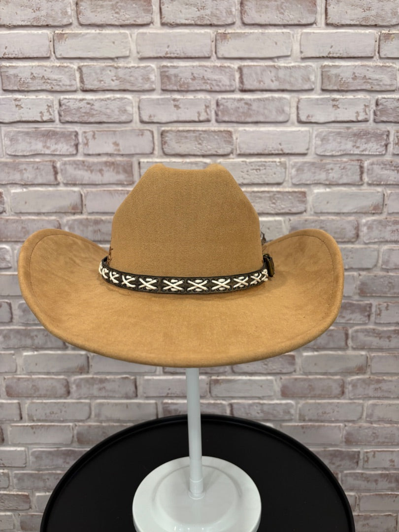 Sun Kissed Fedoras Cowgirl Hat, Red desert sand, Medium, Brand New
