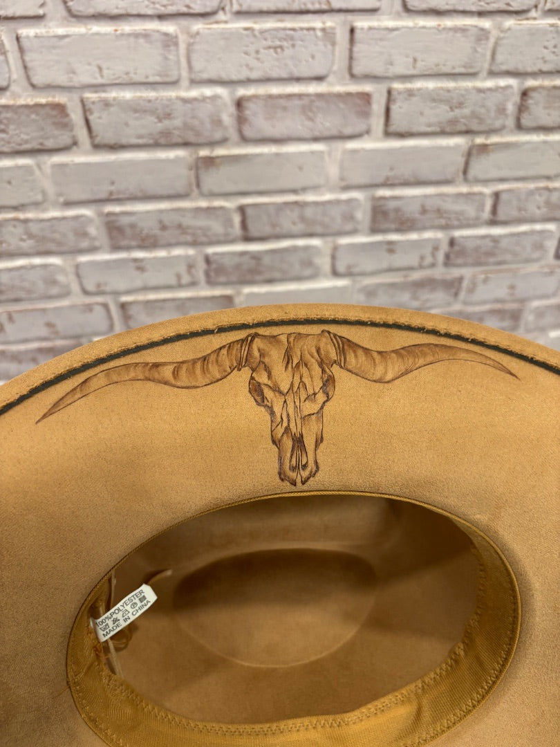 Sun Kissed Fedoras Cowgirl Hat, Red desert sand, Medium, Brand New