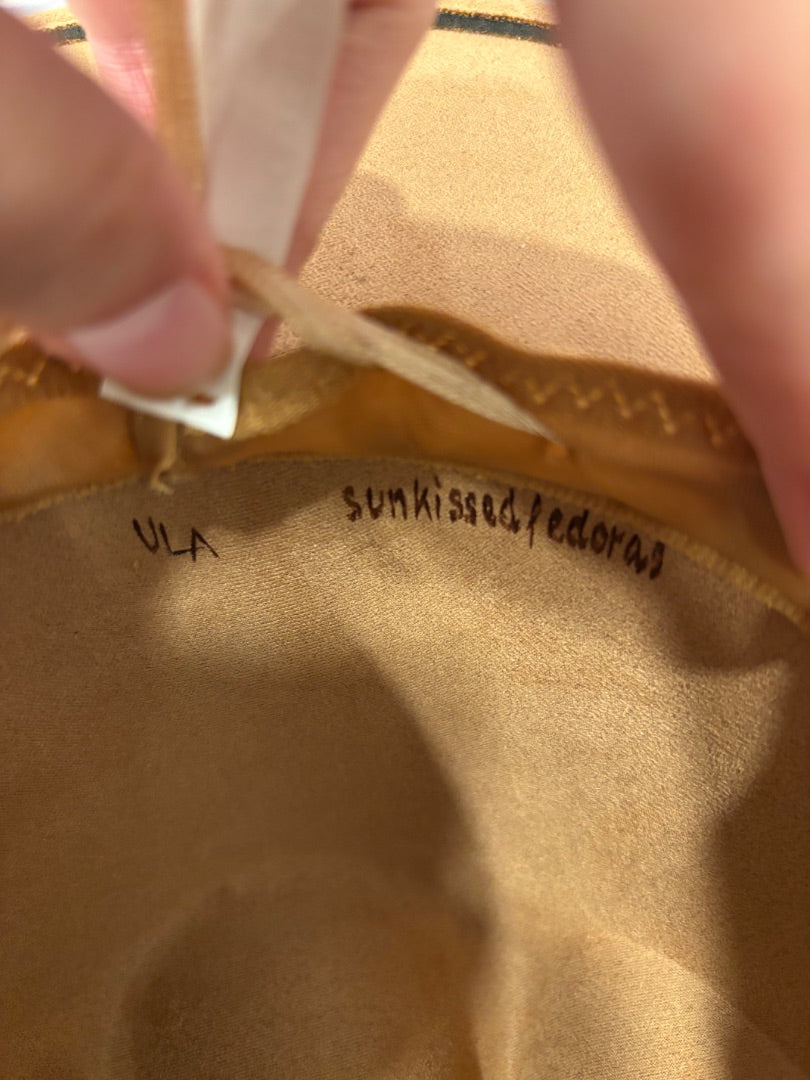 Sun Kissed Fedoras Cowgirl Hat, Red desert sand, Medium, Brand New