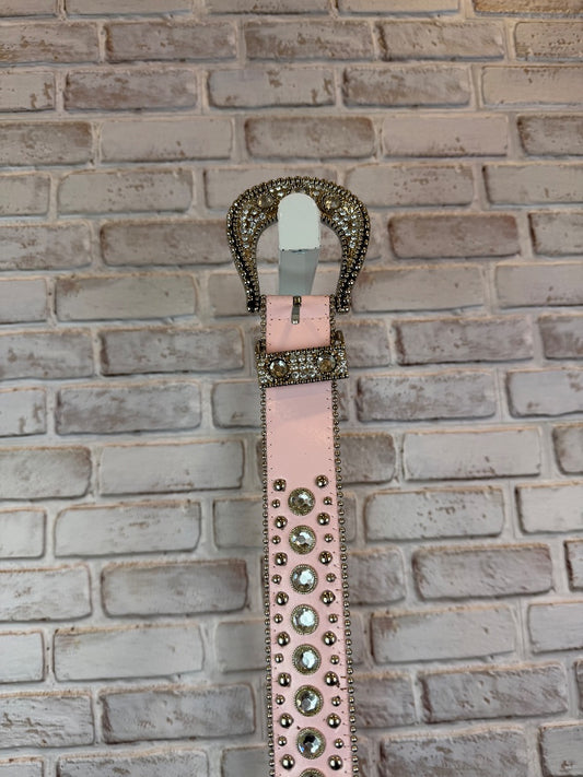 Various Belt, Pink/silver, Large, Used - Fair