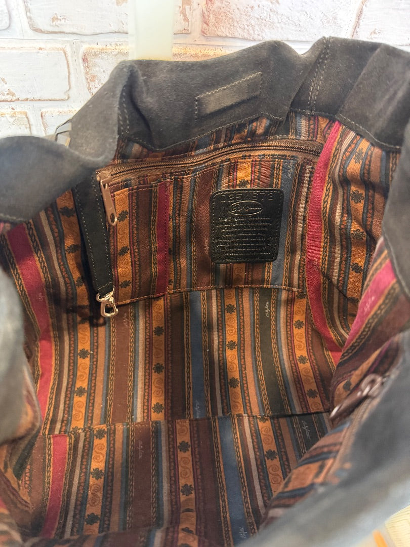 Brighton Starry Suede Draw String Handbag