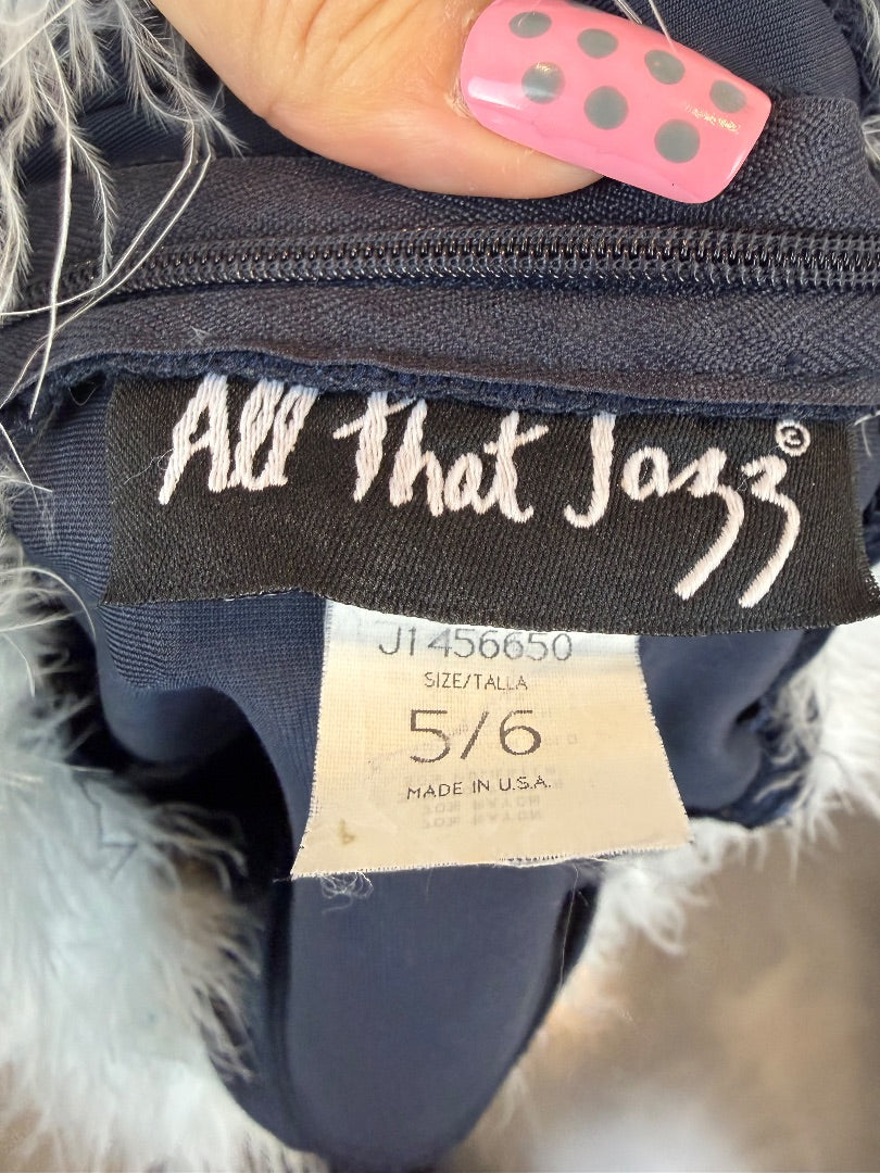 All That Jazz Velvet Dress, Navy, 6, Used - Good