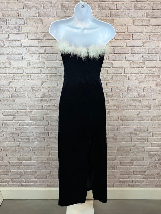 All That Jazz Velvet Dress, Navy, 6, Used - Good