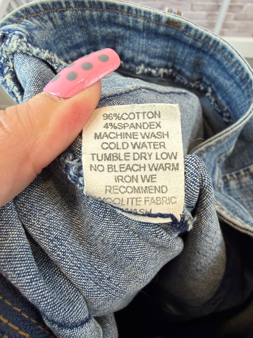 Various Romper, Denim, Large, Used - Excellent