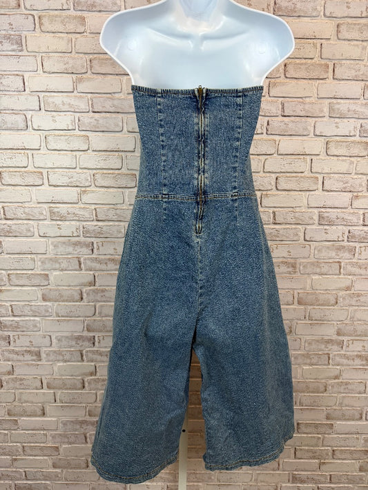 Various Romper, Denim, Large, Used - Excellent