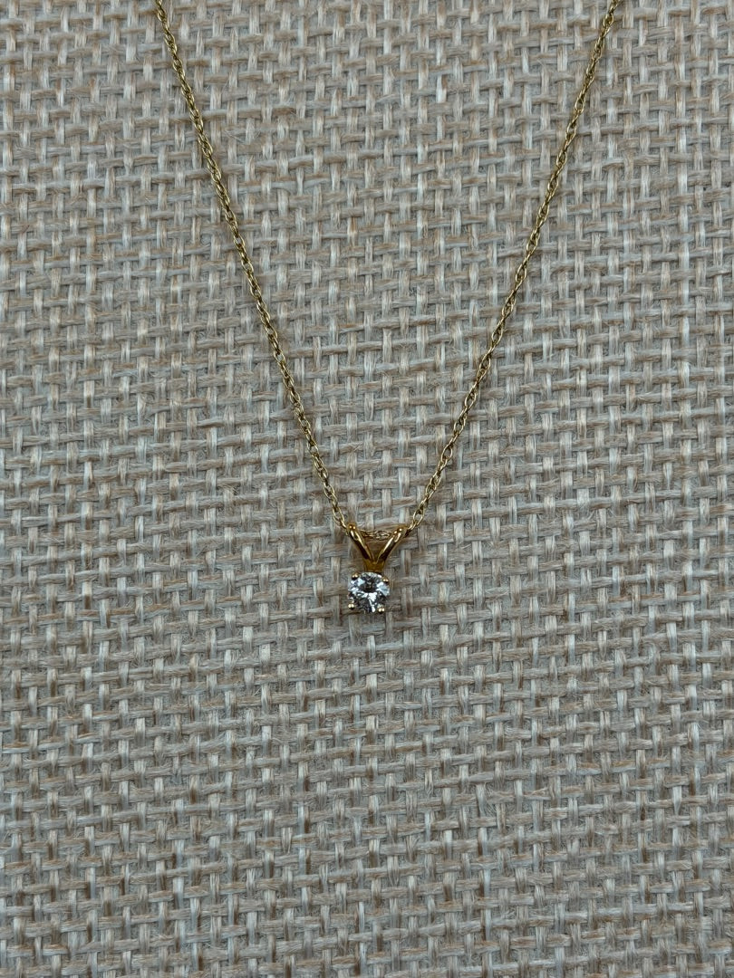 Various 10k gold & diamond Necklace, Gold, One Size, Used - Excellent
