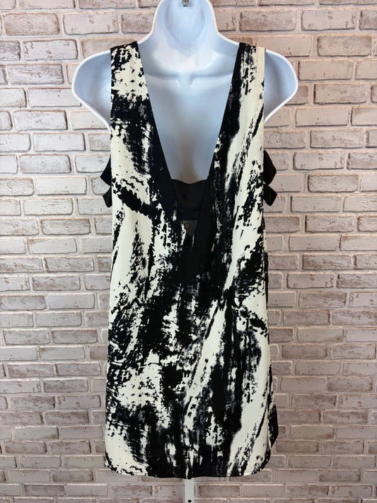 4SI3NNA Dress – 4SI3NNA Dress, Black/white, Small, Used - Good