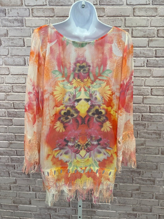 Hushbaby Sienna Rose Shirt, Multi, Medium, Used - Good - Chill Boutique Consignment