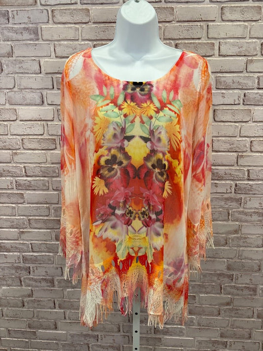 Hushbaby Sienna Rose Shirt, Multi, Medium, Used - Good - Chill Boutique Consignment