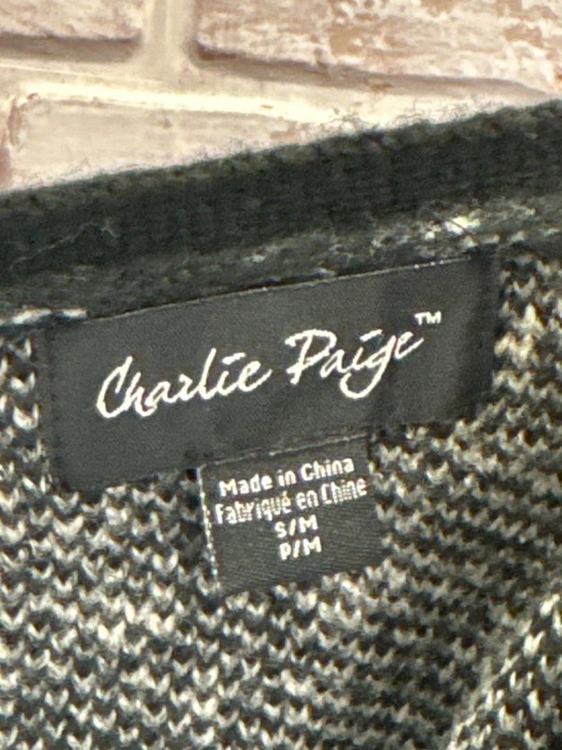Charlie Paige vest, Black/grey, Small/Medium, Used - Good