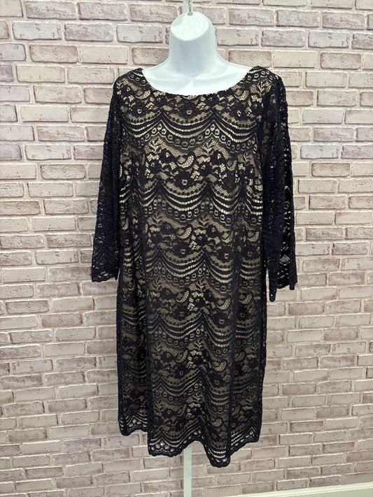 Jessica Howard Dress, Navy/nude, 18, Used - Good