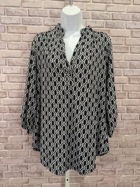 Perseption concept Shirt, Black/white, Large, Used - Good