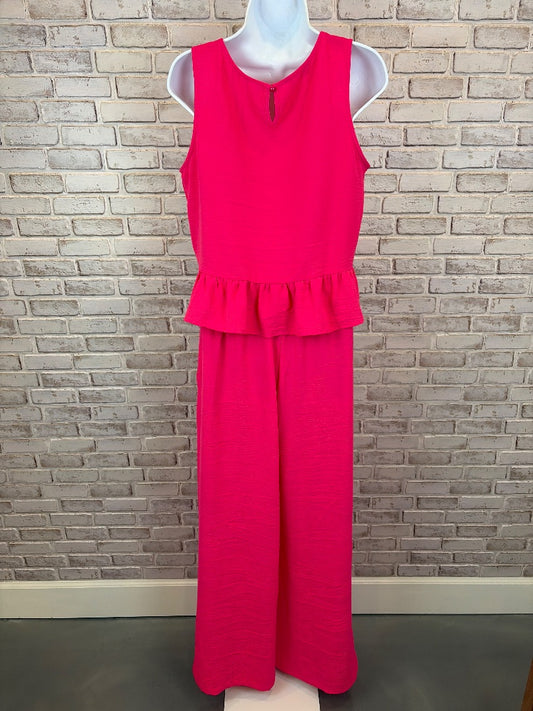 Dokotoo Matching Clothing Set, Hot pink, Medium, Used - Excellent
