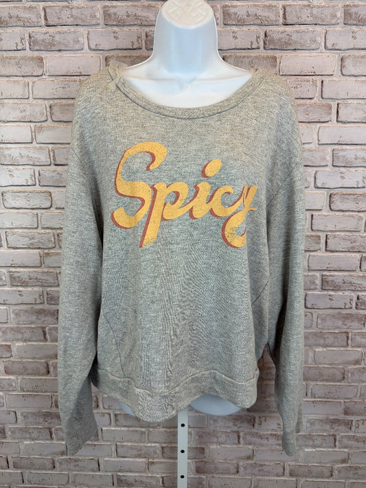 Blank Paige “Spicy” Sweatshirt, Grey multi, Large, Used - Excellent